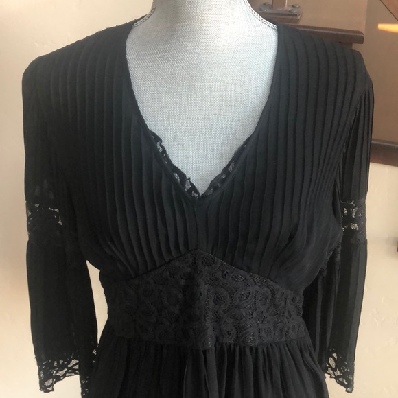 HOST PICK! INC Black Lace Blouse - Picture 2 of 5